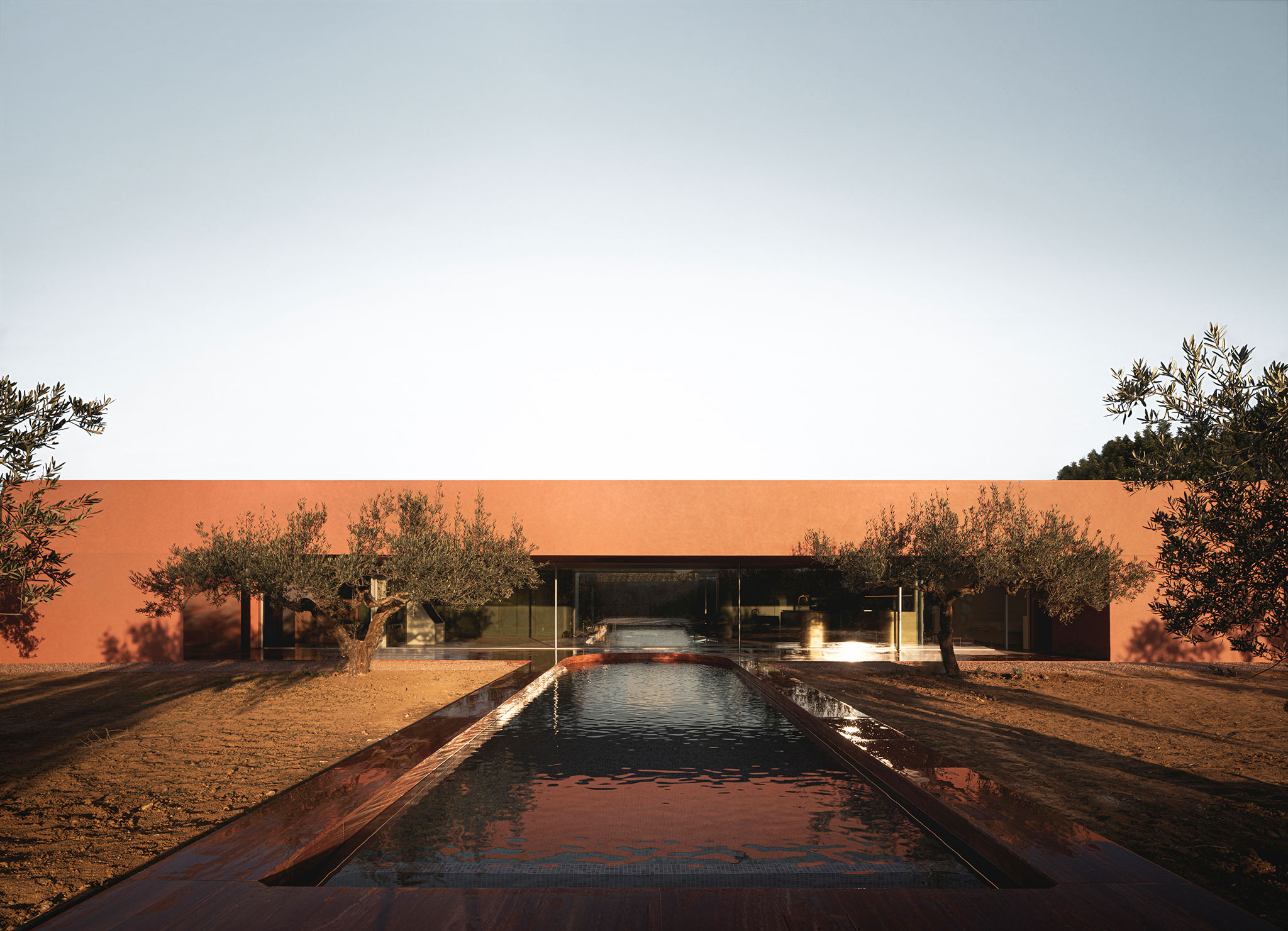 The Olive Grove House by Balzar arquitectos. Photograph by David Zarzoso.