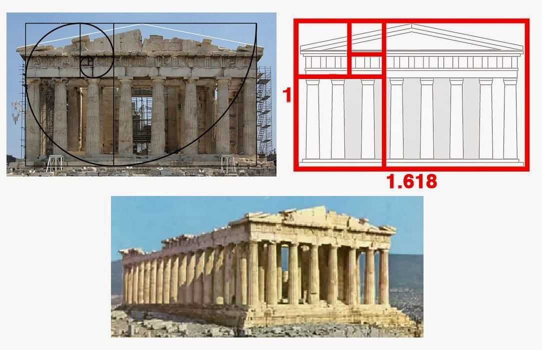 Arquitetura da Grécia Antiga e a proporção áurea